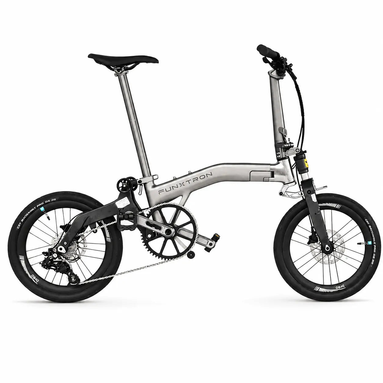 Funxtron F-16 Dual Suspension Trifold Folding Bike