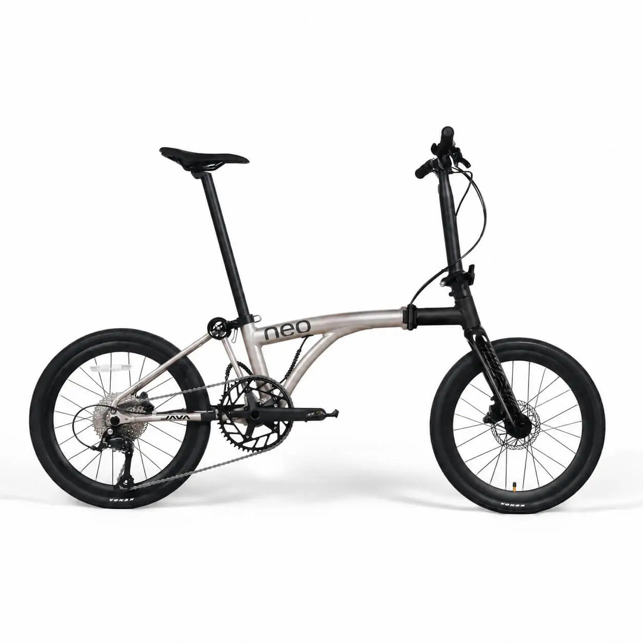 Java Neo 3 Trifold 20-Inch Folding Bike – Alloy Frame, Carbon/Alloy Fork, Hydraulic Disc (10.4kg)