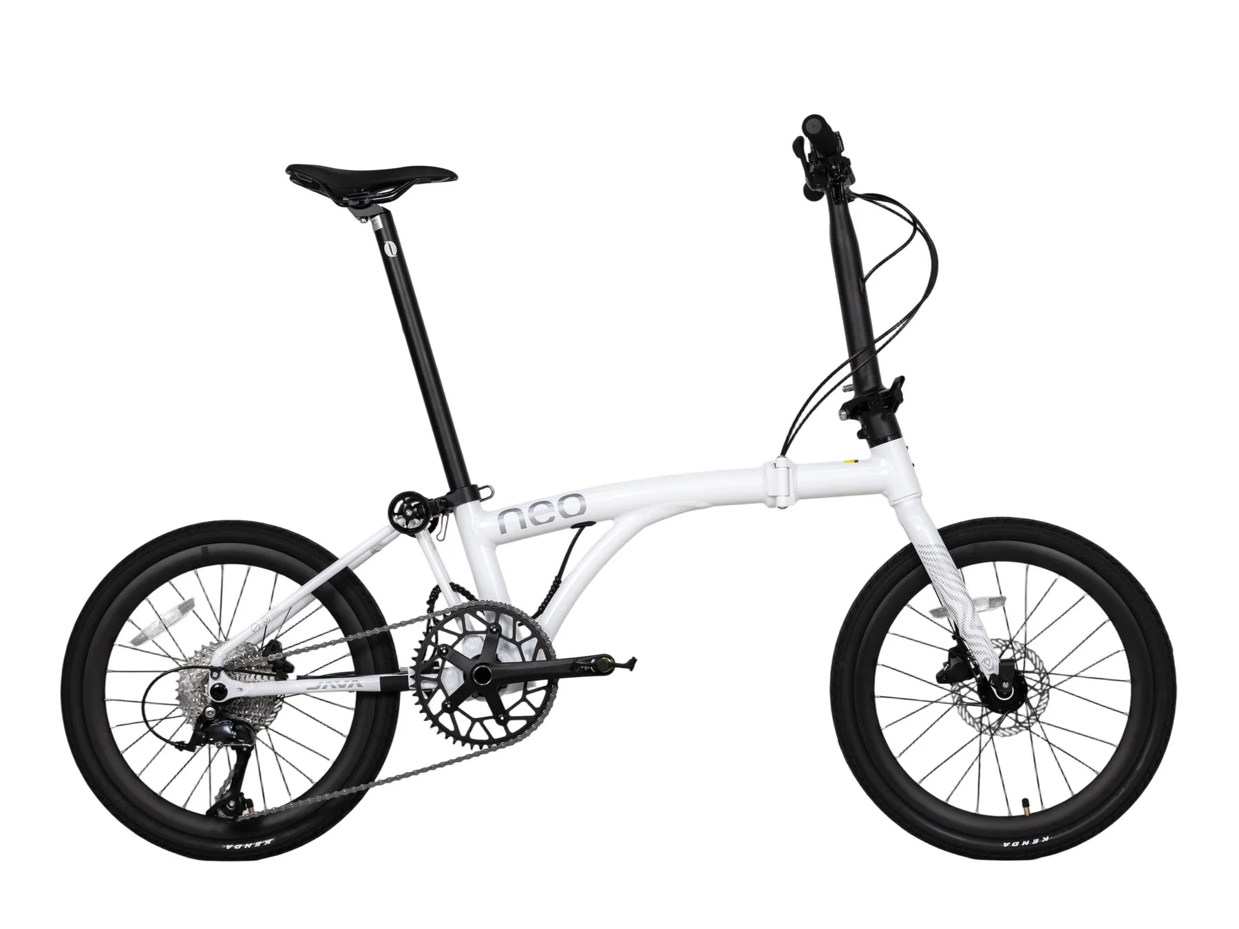Java Neo 3 Trifold 20-Inch Folding Bike – Alloy Frame, Carbon/Alloy Fork, Hydraulic Disc (10.4kg)