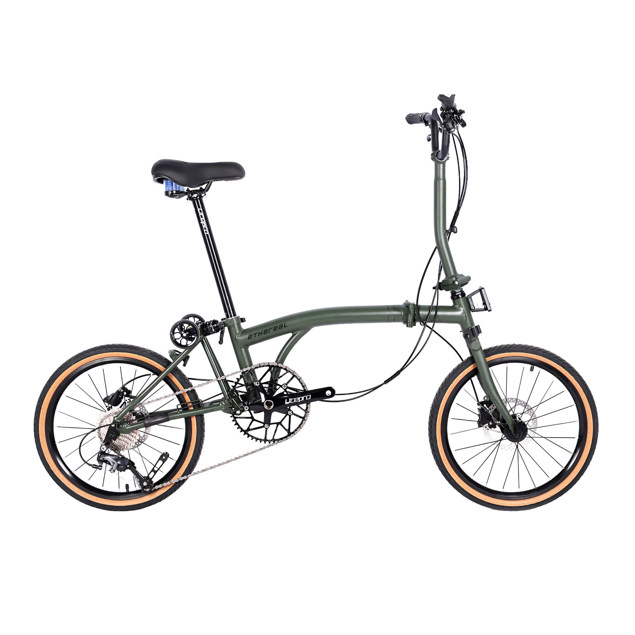 A20 Alphine Green Trifold 20" Trifold Unfolded