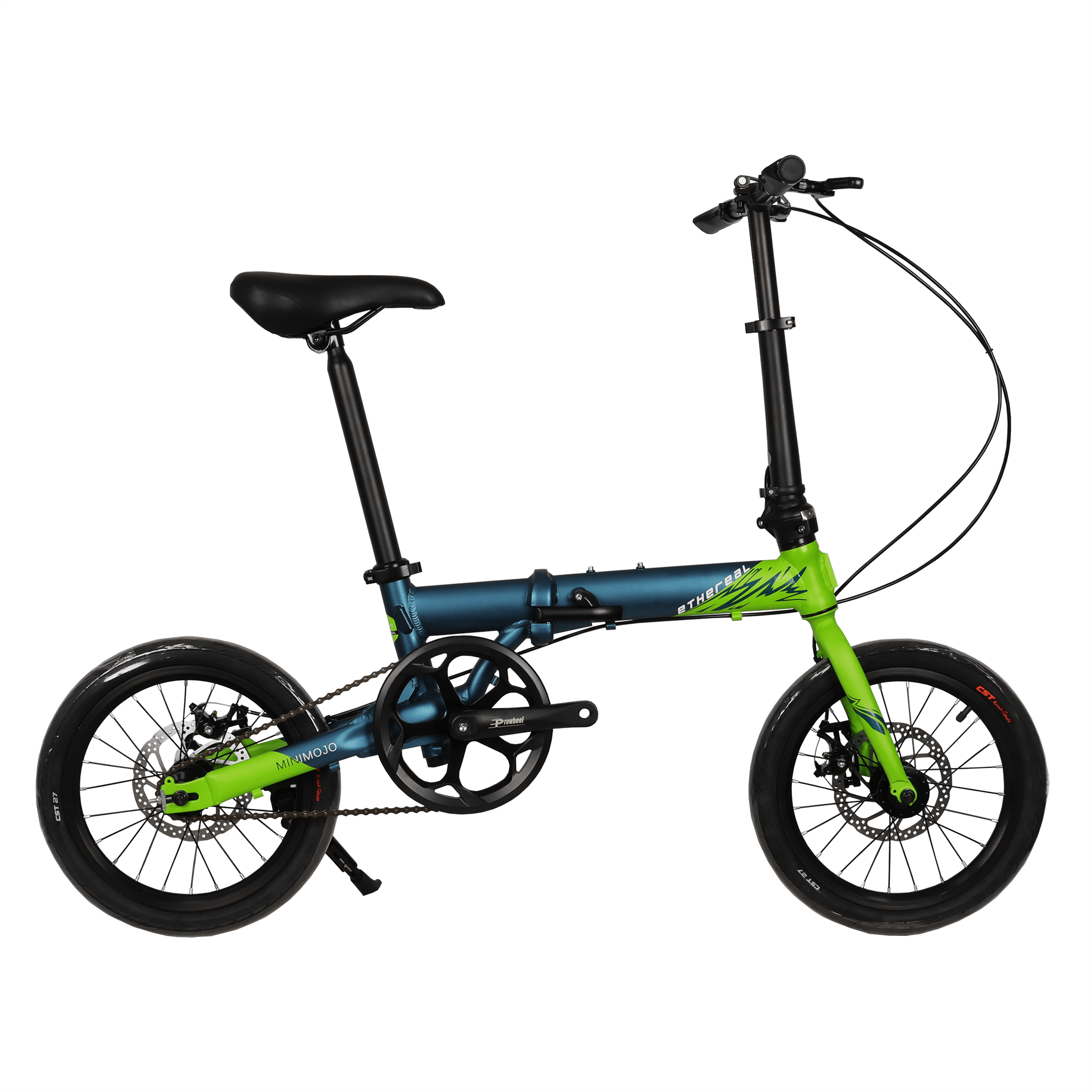 Kid enjoying a comfortable ride on Minimojo bike.