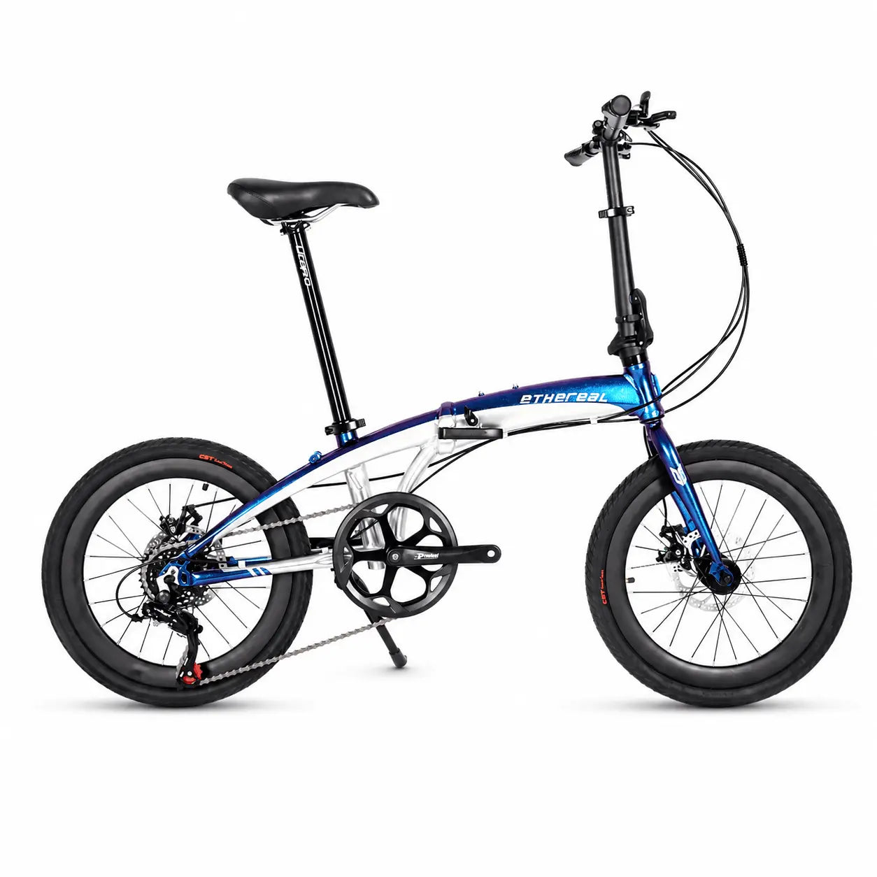 Ethereal Cruise 20-Inch Bi-Fold Folding Bicycle for Urban Commuting | The Bike Atrium