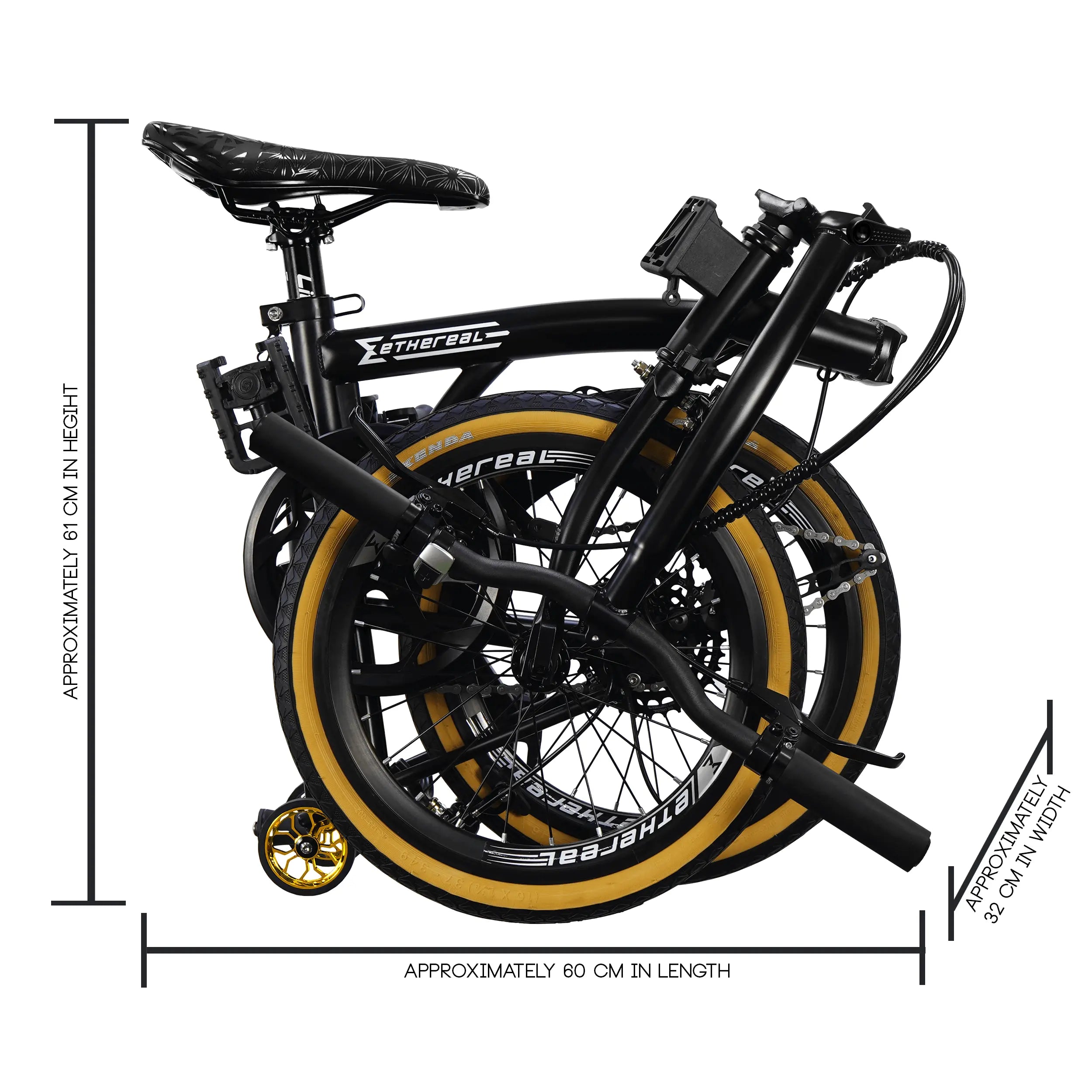 Ethereal Trifold A7 Aluminium Folding Bike