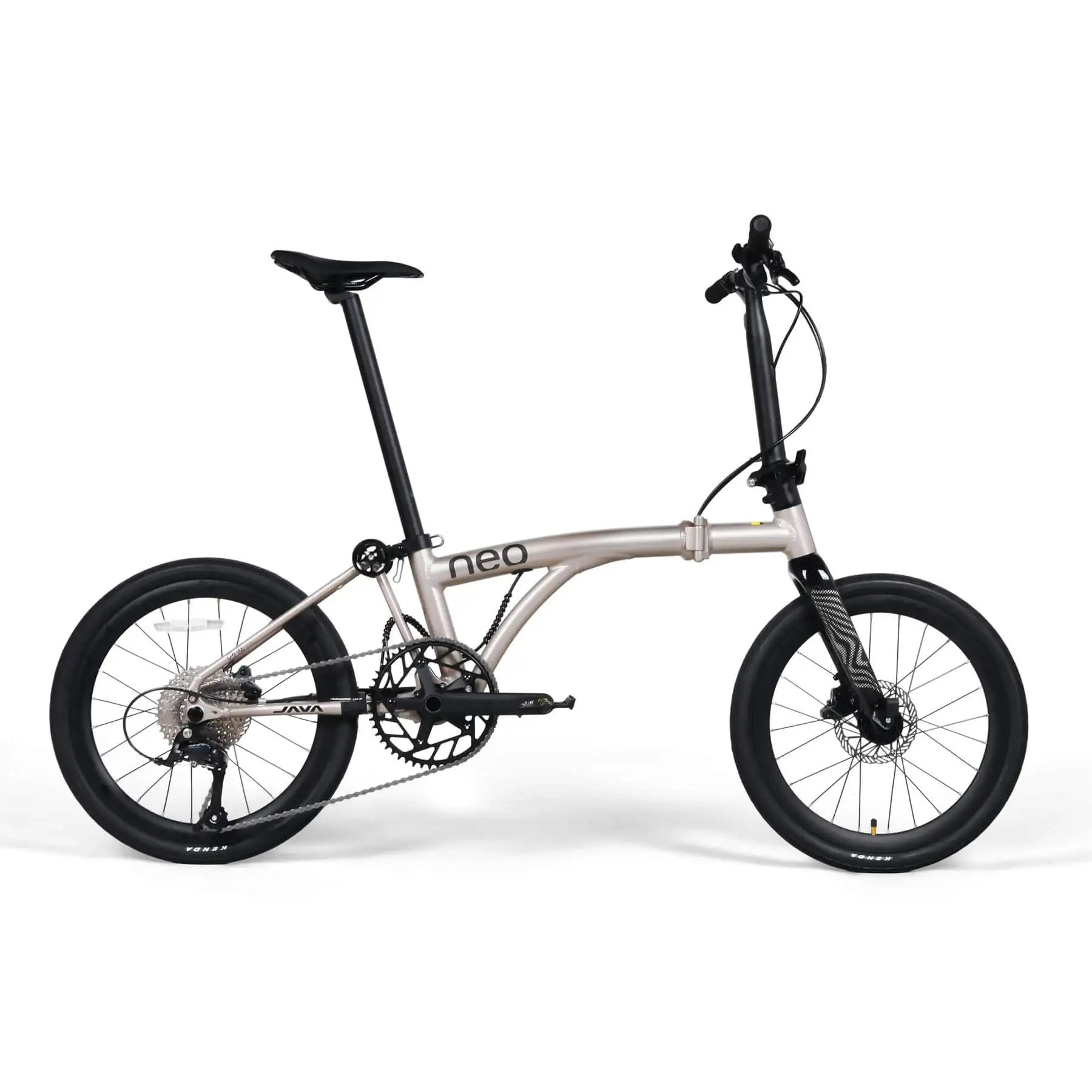 Java Neo 3 Trifold 20-Inch Folding Bike – Alloy Frame, Carbon Fork, Hydraulic Disc (10.4kg)