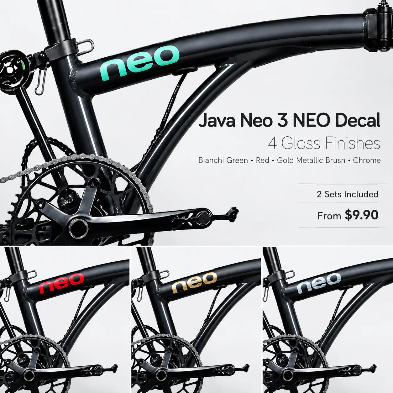 Java Neo 3 Trifold NEO Decal Sticker – Frame Logo Decal
