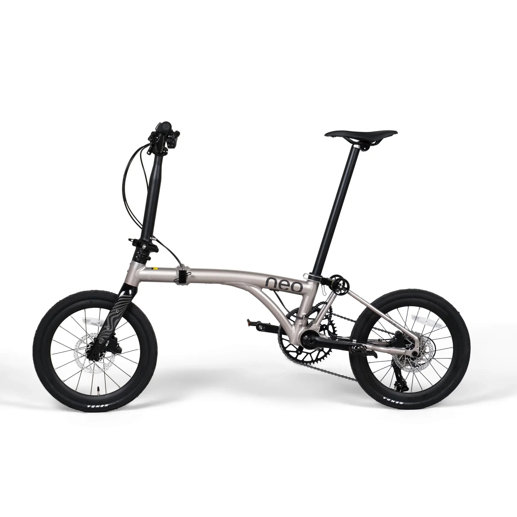 Java Neo 3 16” (349) Trifold Folding Bike – Alloy & Carbon Fork Edition | 9-Speed Hydraulic Disc
