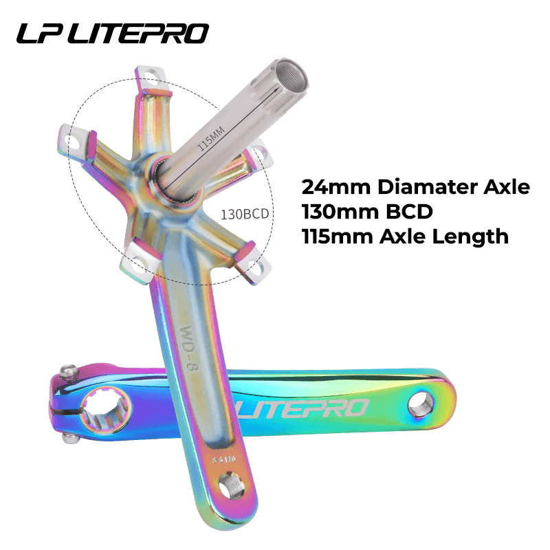 Litepro Hollow Tech 170mm Crank Set 130BCD