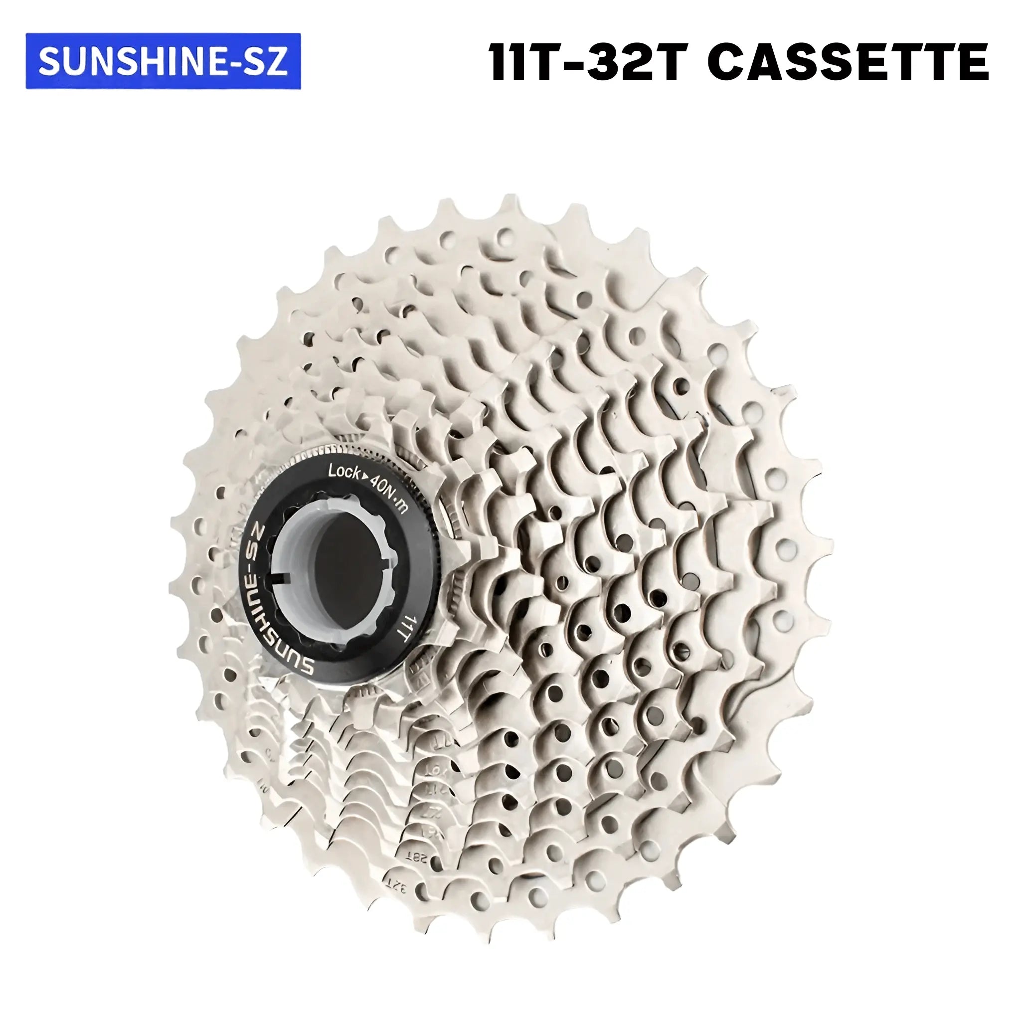 Sunshine SZ Brand Cassette, compatible with Shimano and Sram derailleurs, ideal for bicycle upgrades