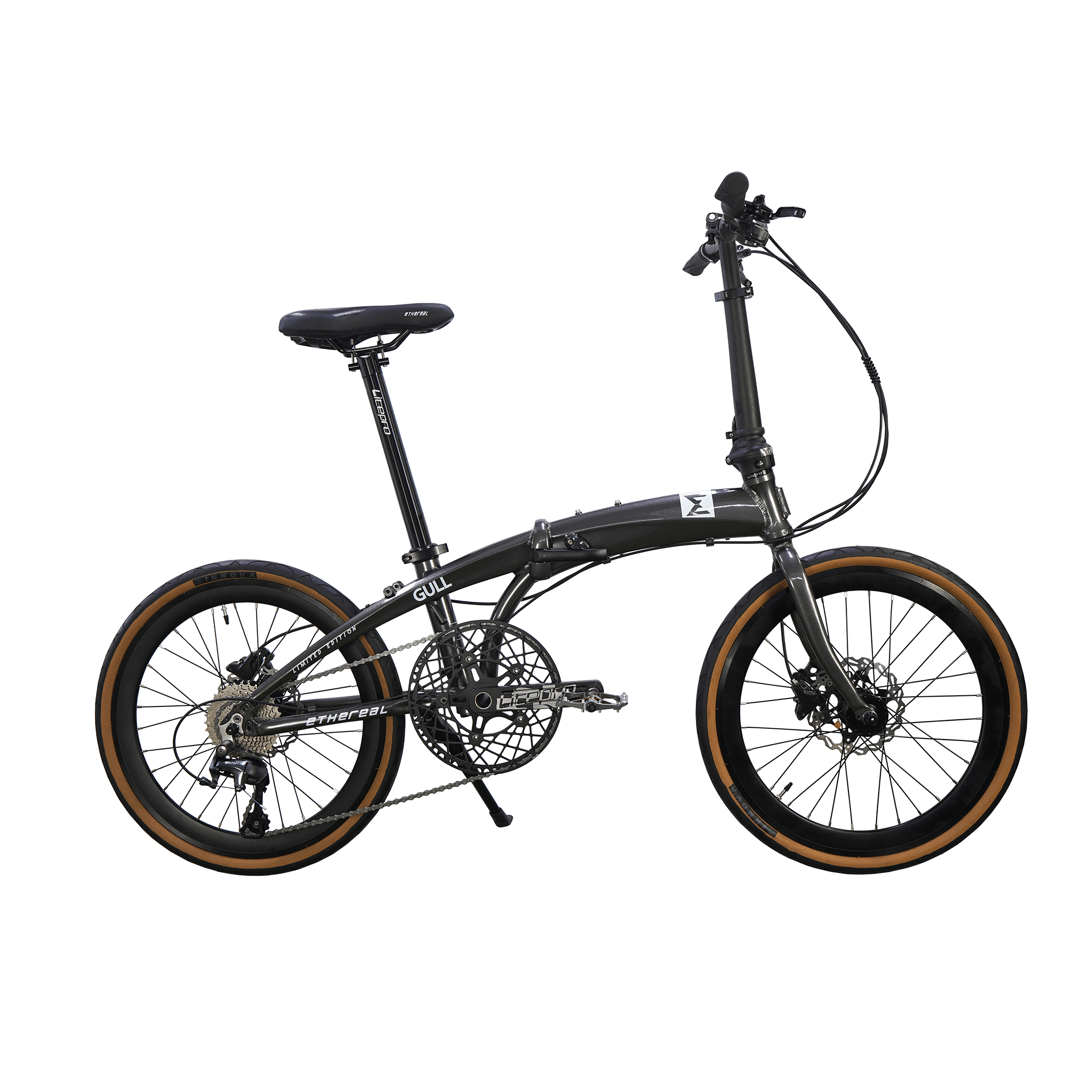 Ethereal Gull 20” 451 Premium Folding Bike – High-End Urban Commuter